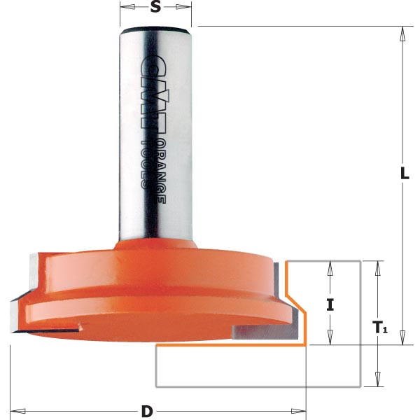 Fresestål CMT; S=8 mm; D=31,7 mm