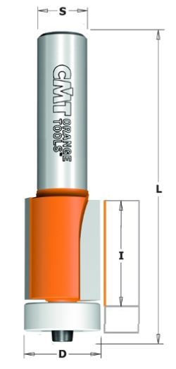 Kopierfres CMT; S=12 mm; D=19,05 mm; med kulelager