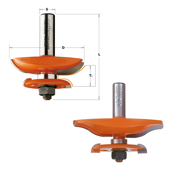 Avrundingsfreser CMT; S=12 mm; D=89 mm