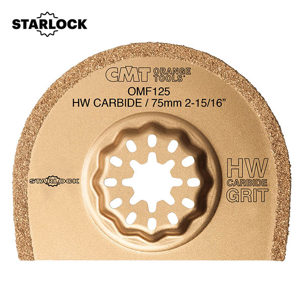 Halvrundt segmentsagblad CMT OMF125 Carbide Ø75 mm; 1 stk