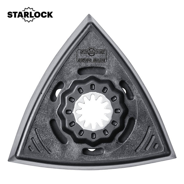 Trekantet sliperondell med selvklebende overflate CMT OMF136; 93x93 mm