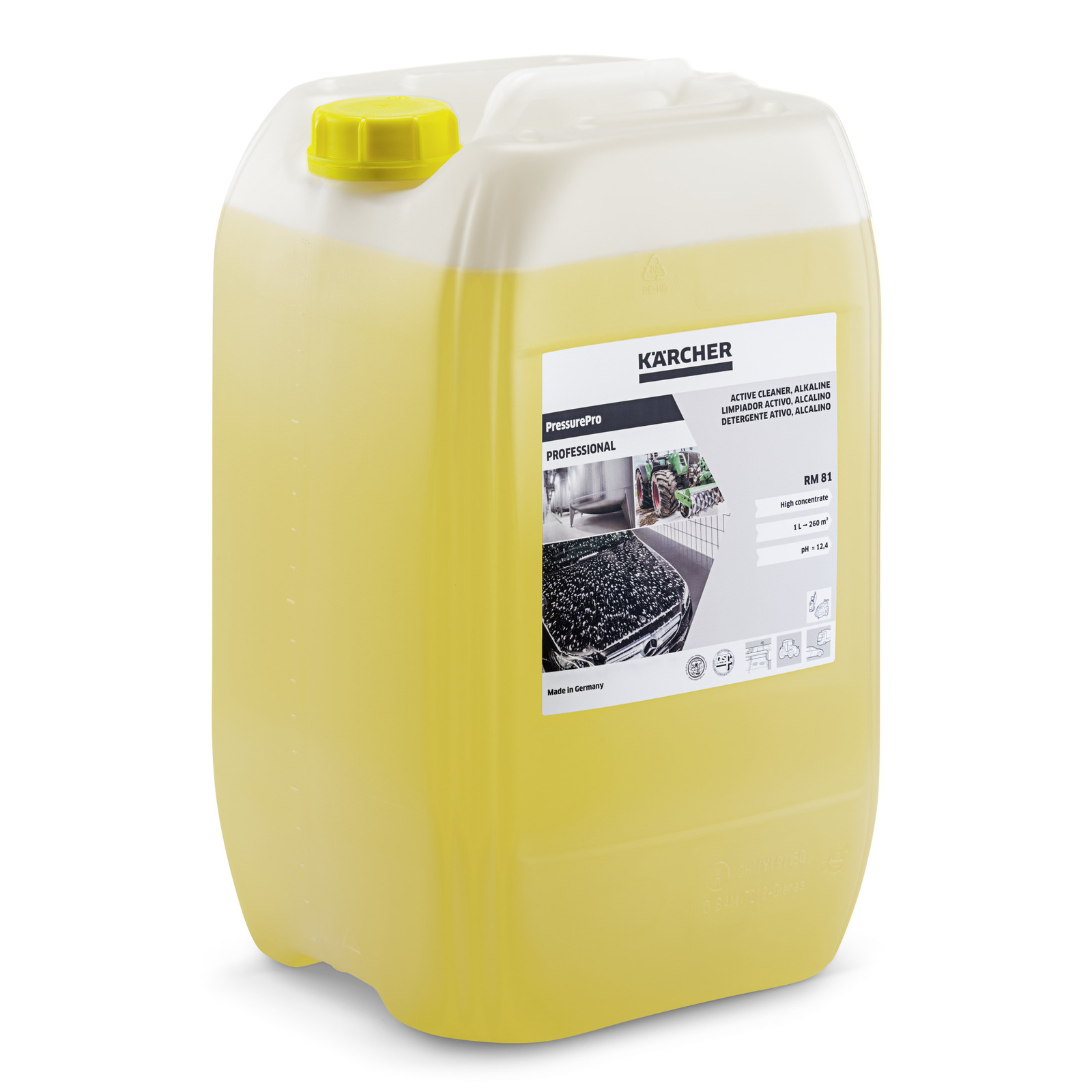 Rengjøringsmiddel med alkalisk konsentrat Karcher RM 81 ASF; 20 l