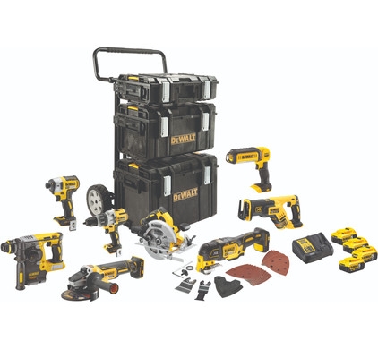 Verktøysett DeWalt DCK853P4; 18 V; 4x5,0 Ah batt.