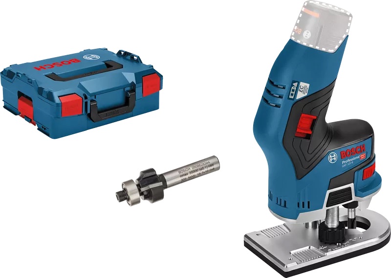 Batteridrevet kantfres Bosch GKF 12V-8; 12 V (uten batteri og lader)