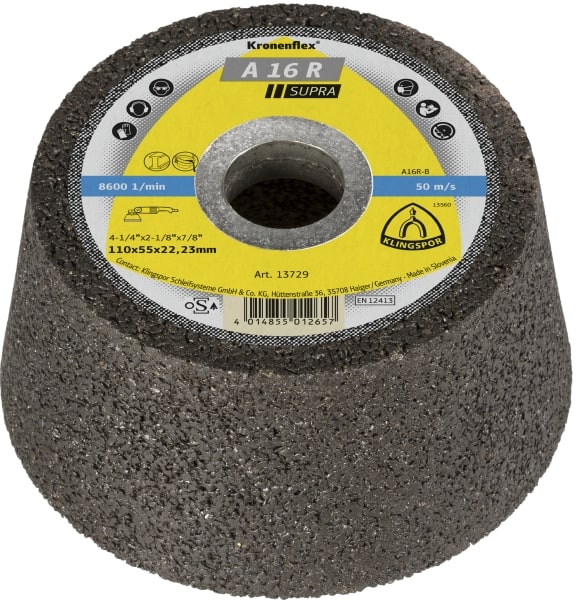 Slipekopp Klingspor A 16 R; 110x55x22,23 mm; 6 stk