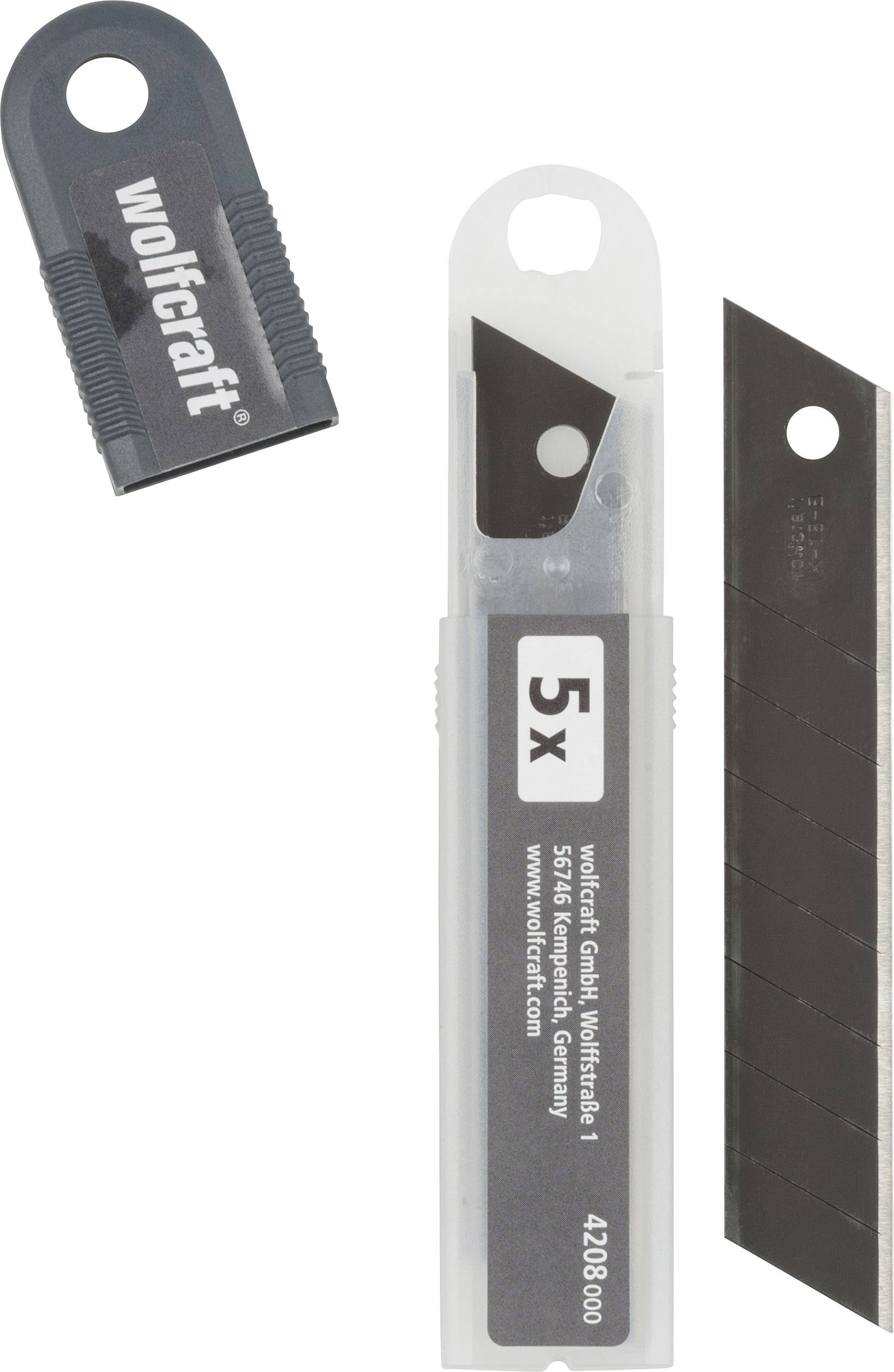 Reserveblad Wolfcraft; 18 mm; 5 stk