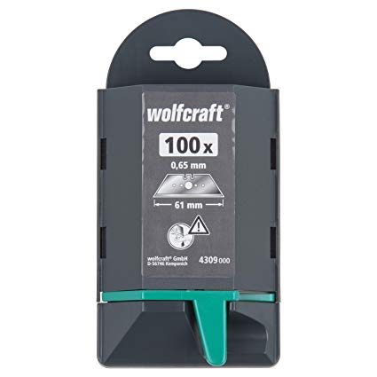 Reserveblad Wolfcraft; 61x0,65 mm; 100 stk