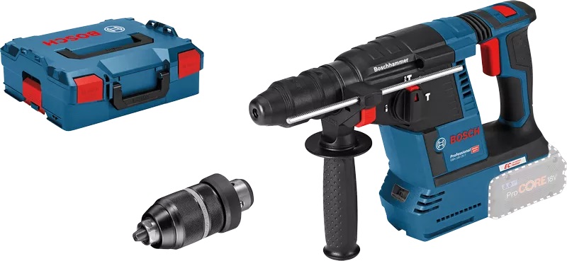 Borhammer Bosch GBH 18V-26 F Solo; 18 V;&nbsp;2,6 J; SDS-plus (uten batteri og lader)