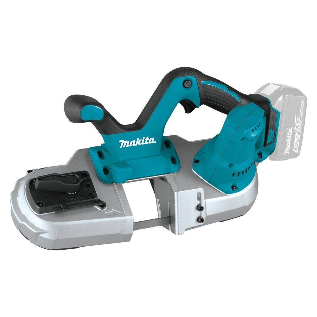 Båndsag for kapping av metall Makita DPB182Z; 18 V (uten batteri og lader)