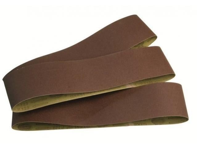Slipebånd Scheppach; 25x762 mm; P60/P100/P180; 5 stk