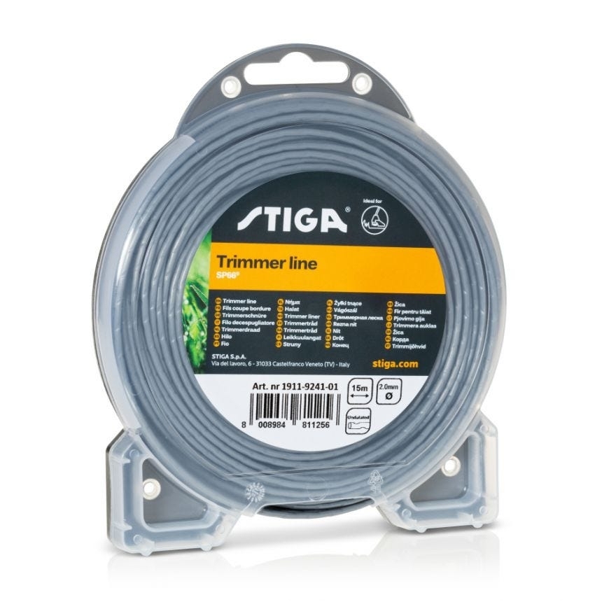 Trimmertråd Stiga 2,0 mm/15 m