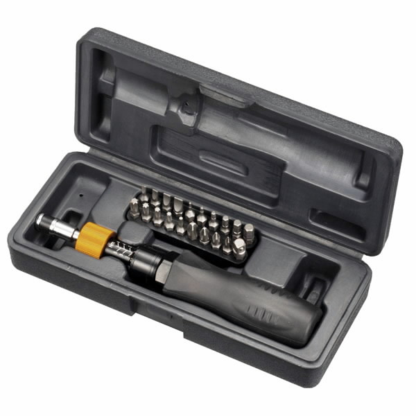 Dynamometer skrutrekker CMT TW-006; Hex14 Nm16; su antgalių komplektu; 20 stk