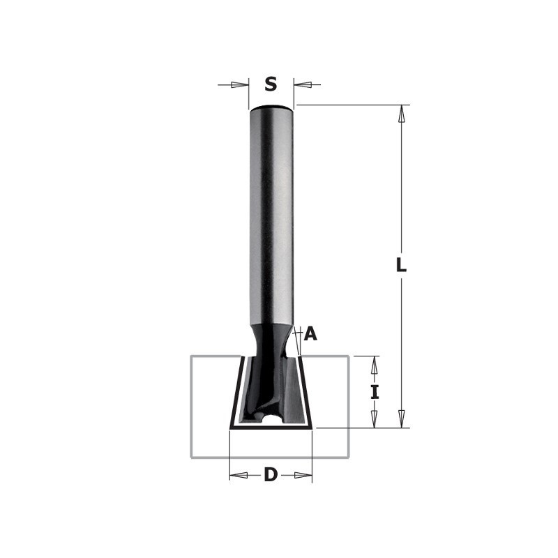 Senk- / gradfres CMT K918-127; D-12,7 mm