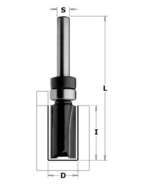 Kopierfres CMT Contractor K911-160B S=8 mm, D=16 mm