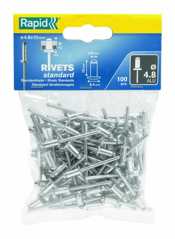 Nagler Rapid 500380; 4,8x10 mm; 100 stk