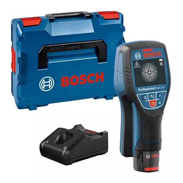 Detektor Bosch D-TECT 120; 12 V; 1x 1,5 Ah