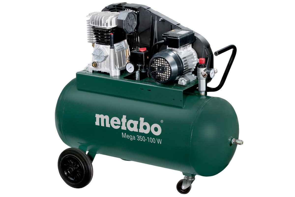 Oljesmurt luftkompressor Metabo Mega 350-100 W
