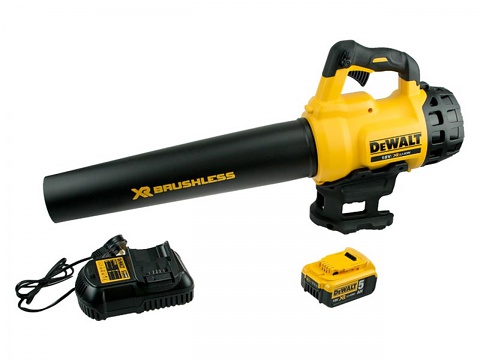 Batteridrevet løvblåser DeWalt DCM562P1; 18 V; 1x5,0 Ah batt.