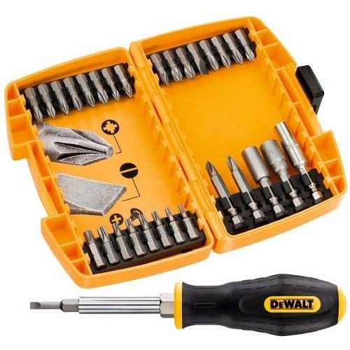 Skrutrekkerhåndtak DeWalt DT71506 + skrutrekker bits