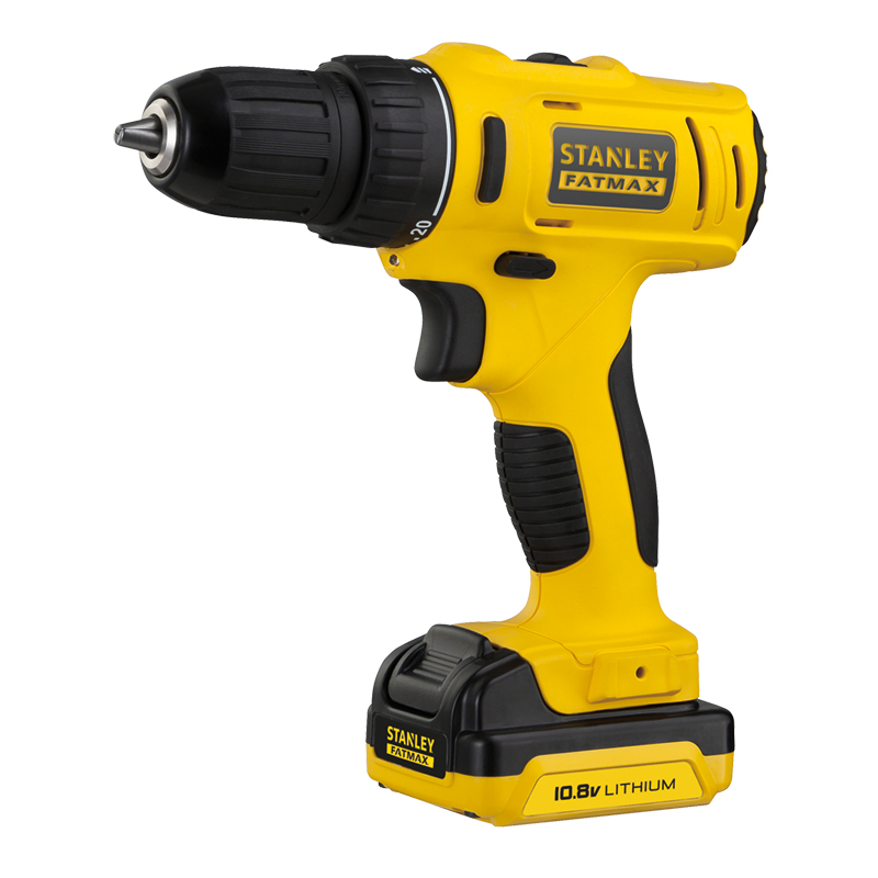 Skrutrekker/bor Stanley FMC011S2; 10,8 V; 2x1,5 Ah batt.