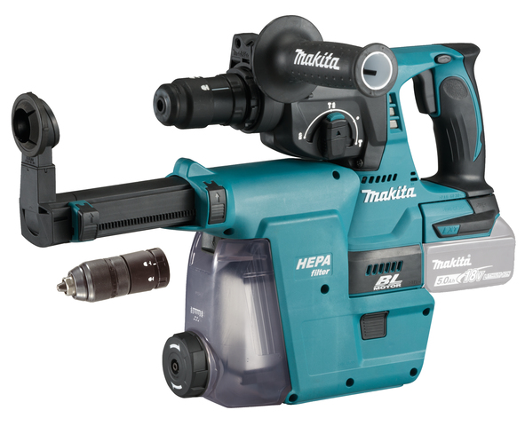Batteridrevet borhammer Makita DHR243ZJW; 2,0 J; SDS-plus; 18 V (uten batteri og lader)