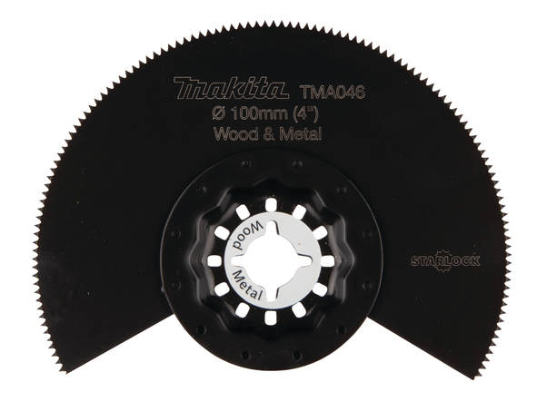 Halvrundt segmentsagblad Makita TMA046; Ø100 mm