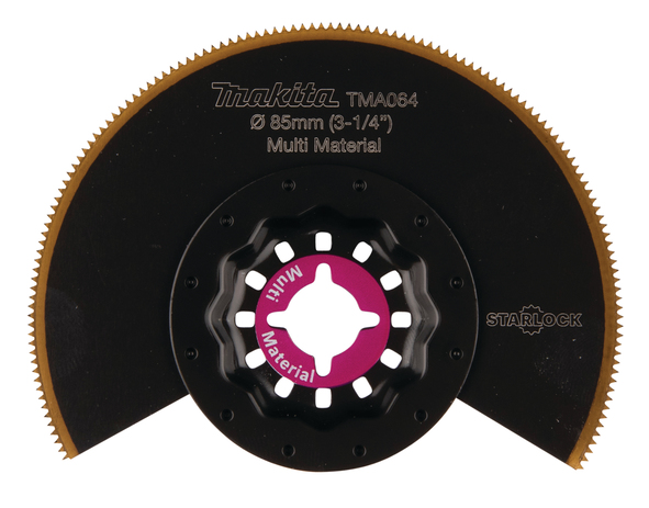Halvrundt segmentsagblad Makita TMA064; Ø85 mm
