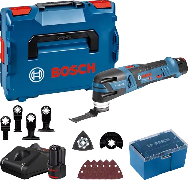Flerfunksjonsverktøy Bosch GOP 12V-28; 12 V; 2x3,0 Ah batt.