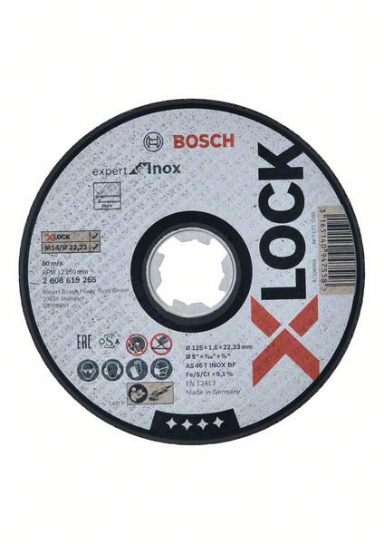 Slipeskive Bosch Expert for Inox; Ø125x1,6 mm