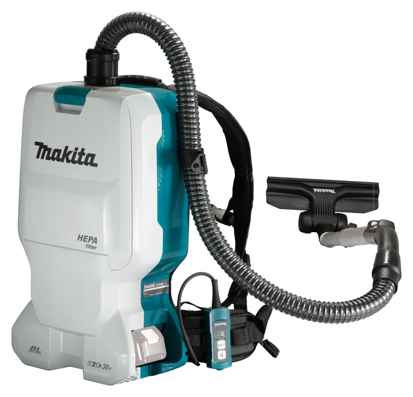 Batteridrevet støvsuger Makita DVC660Z; 2x18 V (uten batteri og lader)