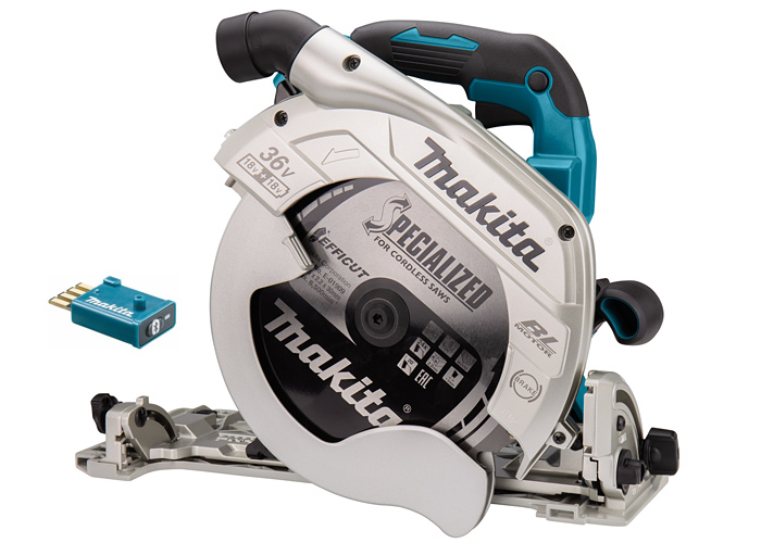 Batteridrevet sirkelsag Makita DHS900ZU; 2x18 V (uten batteri og lader)