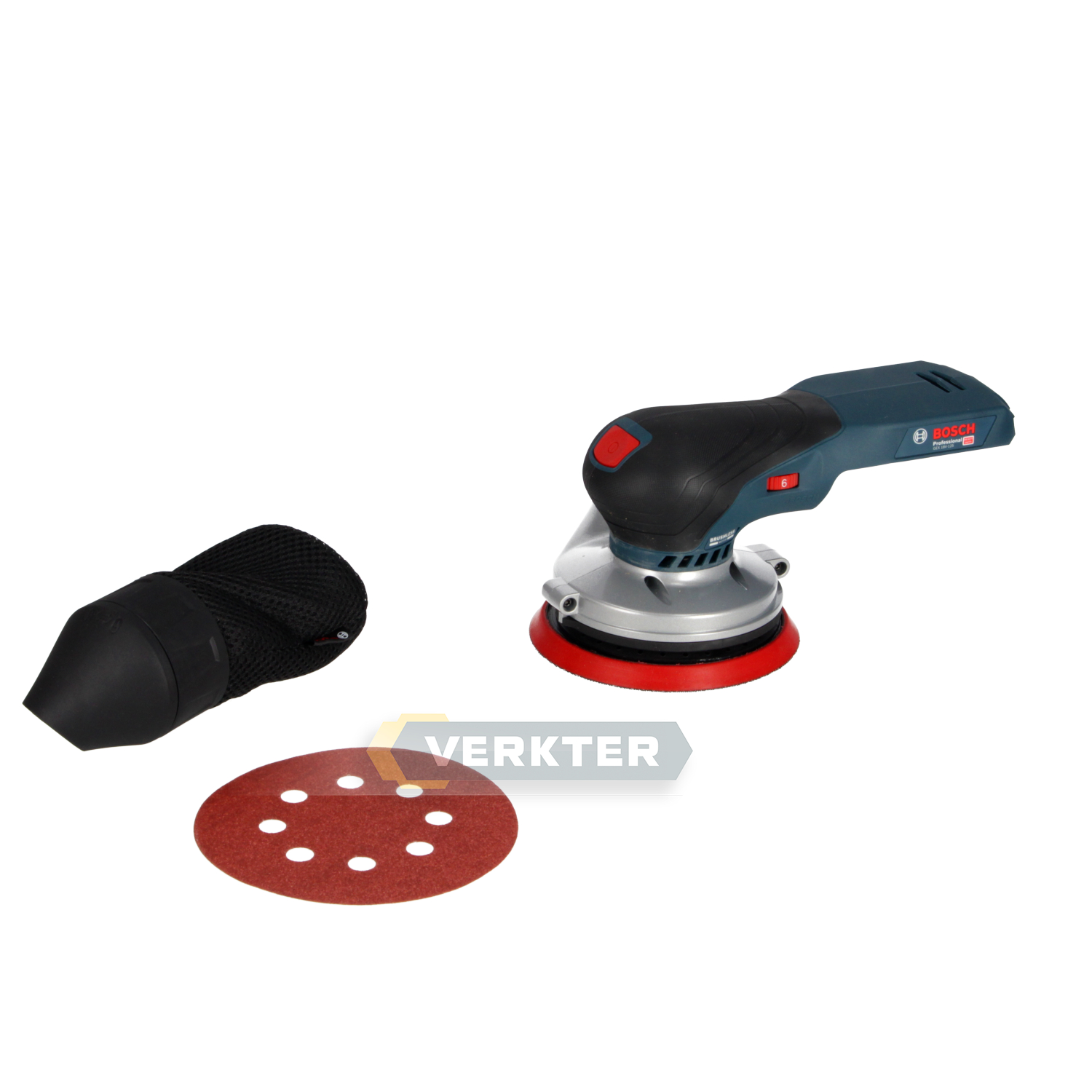 Eksentersliper Bosch GEX 18V-125; 18 V (uten batteri og lader)
