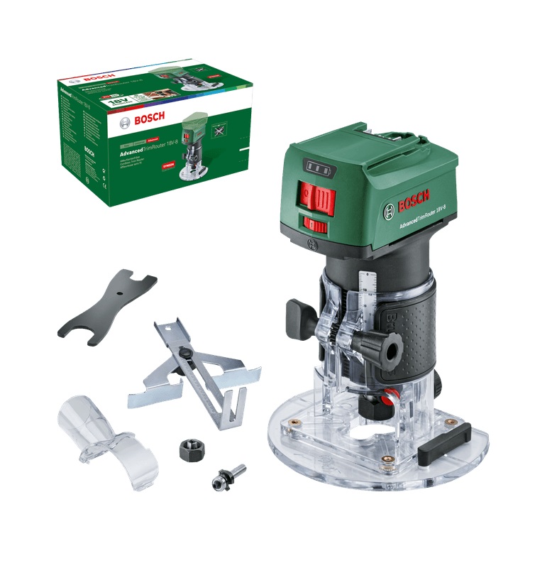 Batteridrevet kantfres Bosch AdvancedTrimRouter 18V-8; 18 V (uten batteri og lader)