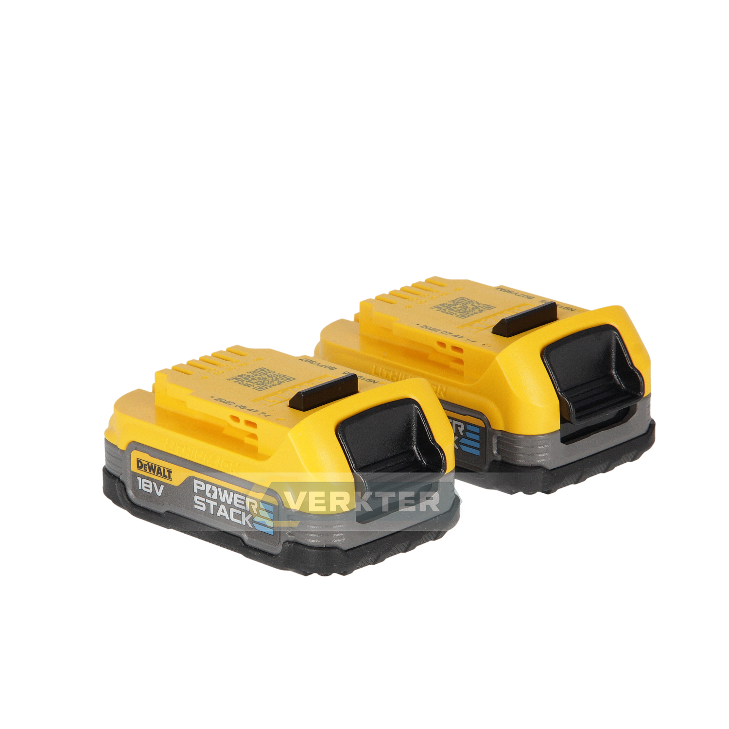 Batteri DeWalt DCBP034E2-XJ Powerstack; 18 V; 1,7 Ah; Li-ion; 2 stk