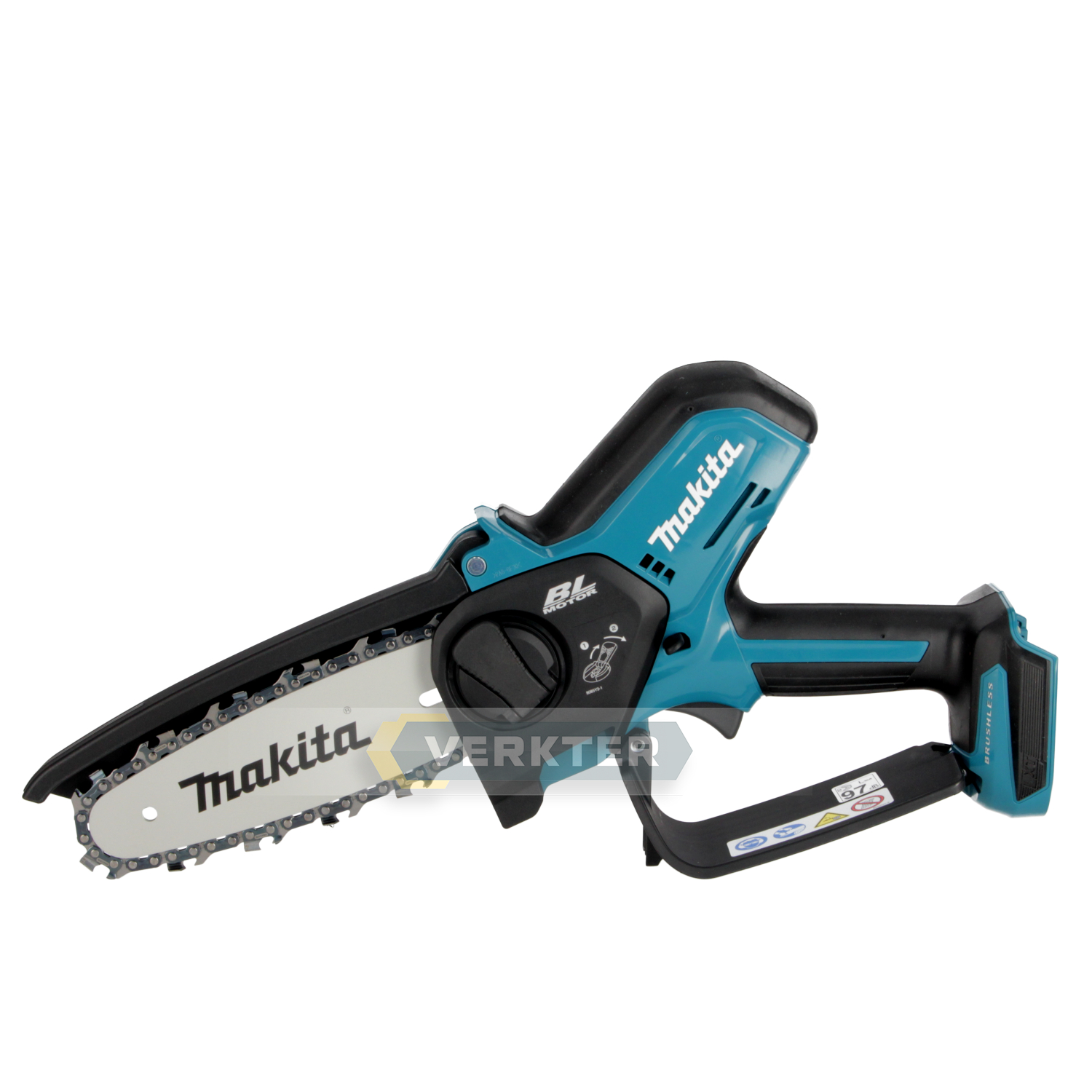Motorsag for beskjæring av grener Makita DUC150Z; 18 V; 15 cm sverd (uten batteri og lader)