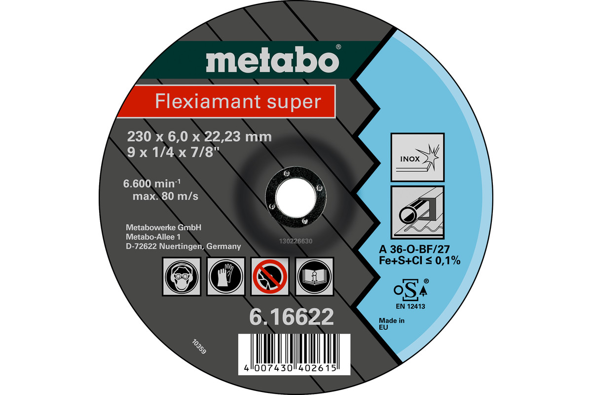 Slipeskive Metabo; 150x6 mm
