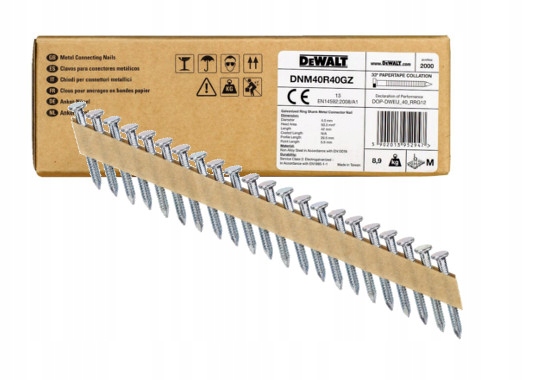 Ankerskrue DeWalt DNM40R50GZ; 4,04x50 mm; 2000 stk