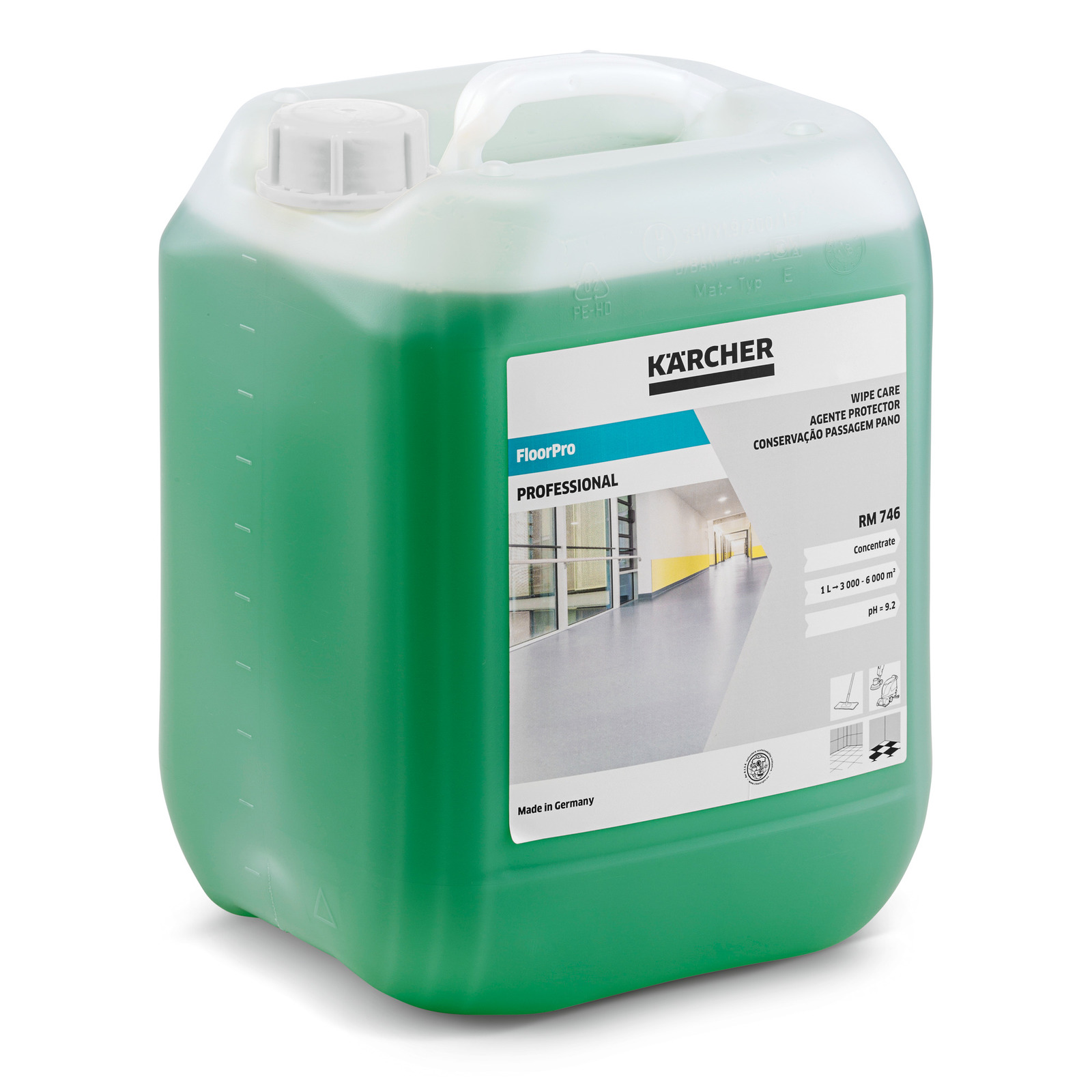 Rengjøringsmiddel for gulv Karcher RM 746; 10 l