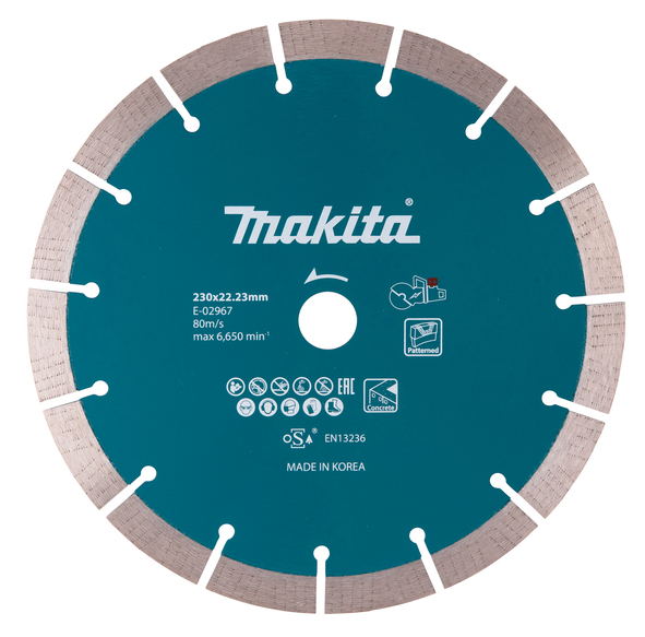 Diamantkappeskive Makita E-02967; 230 mm