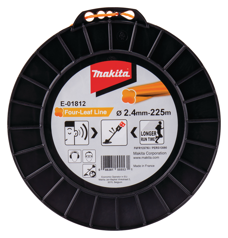 Trimmertråd Makita; 2,4 mm x 225 m