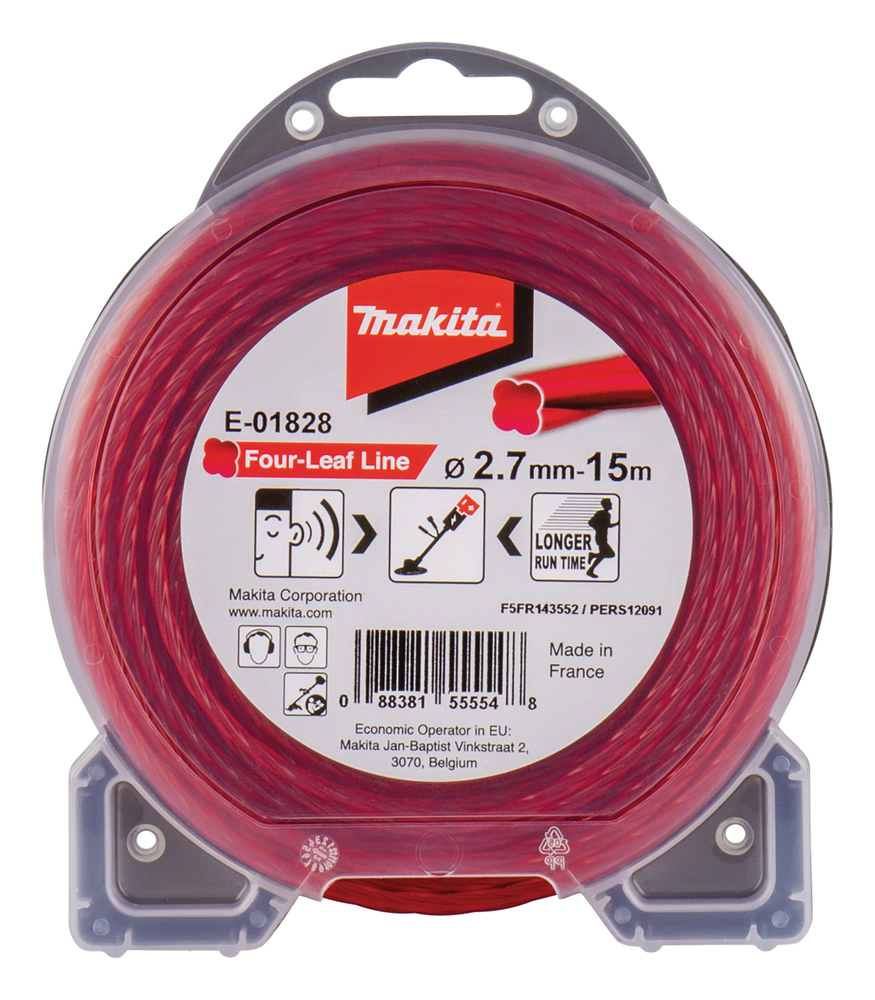 Trimmertråd Makita; 2,7 mm x 15 m