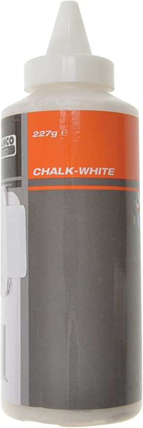 Merkekritt til påfyll av krittsnor / målebånd Bahco CHALK-WHITE; 227 g