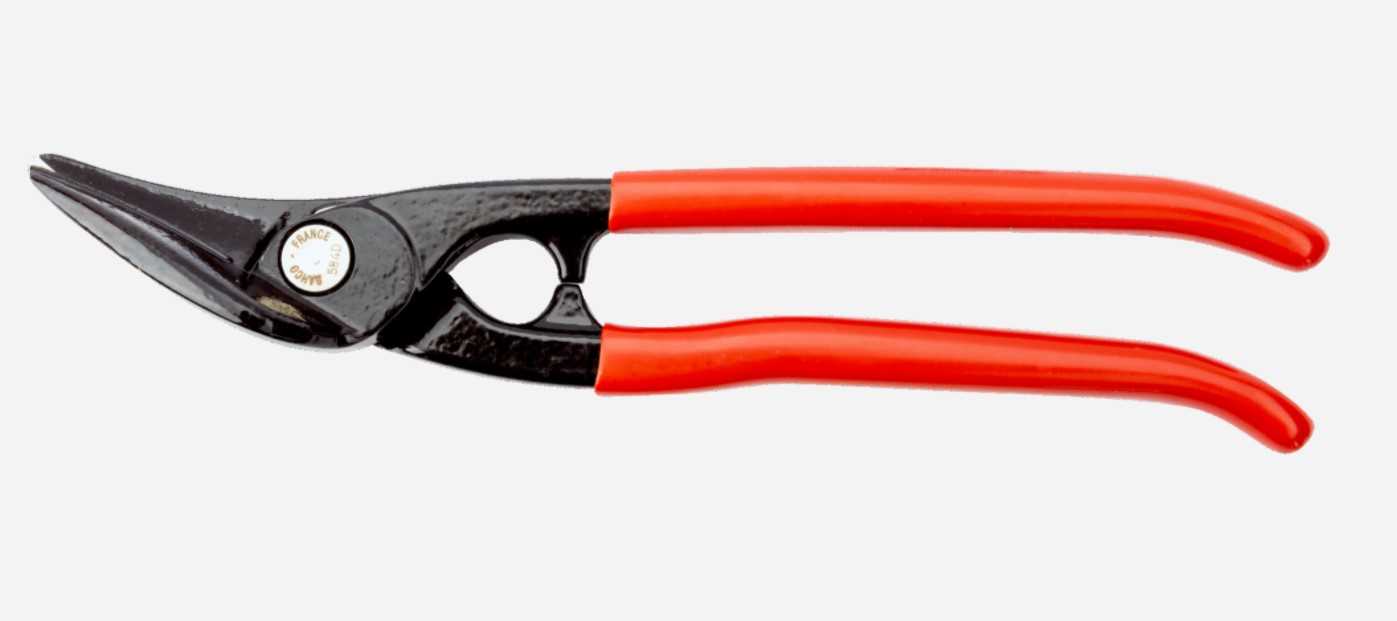 Blikksaks Bahco 584D; 280 mm; for venstre hånd