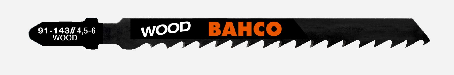 Sagblad Bahco 91-143-5P; 1,25x100 mm; 6 TPI; 5 stk