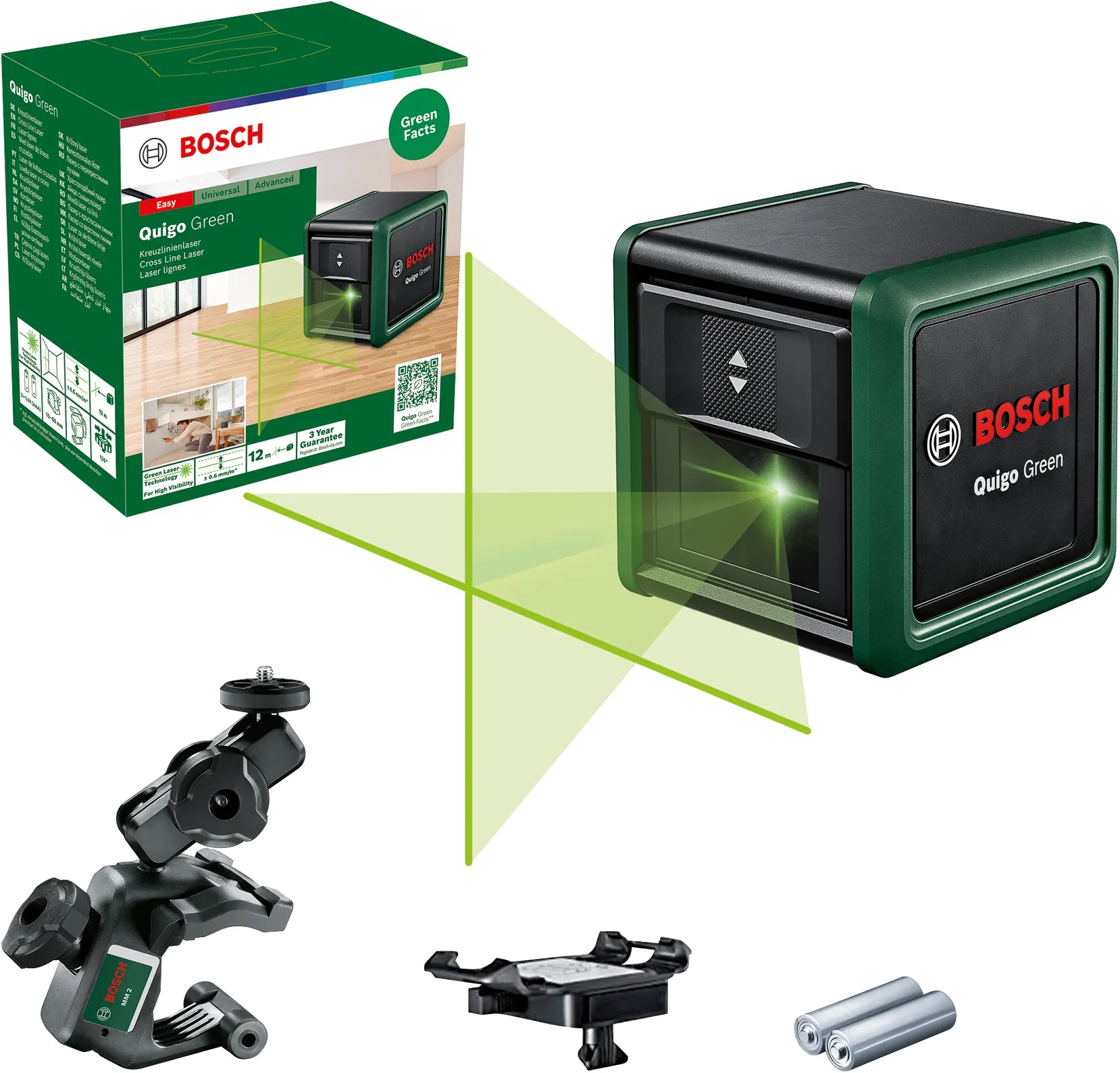 Krysslaser  Bosch Quigo Green