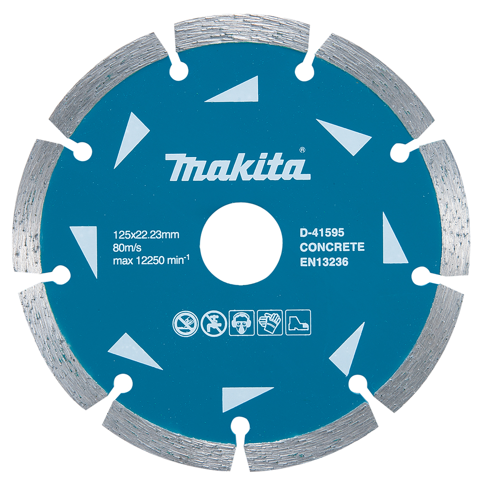 Diamantkappeskive Makita D-41595-10; 125x22,23 mm; 10 stk
