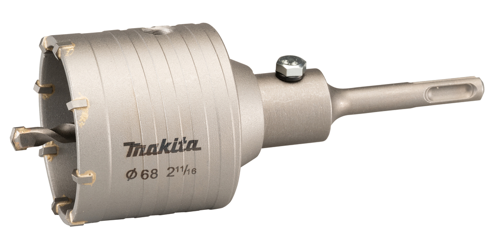 Core cutter with shank and pilot drill bit Makita D-74011; 68 mm; SDS-plus