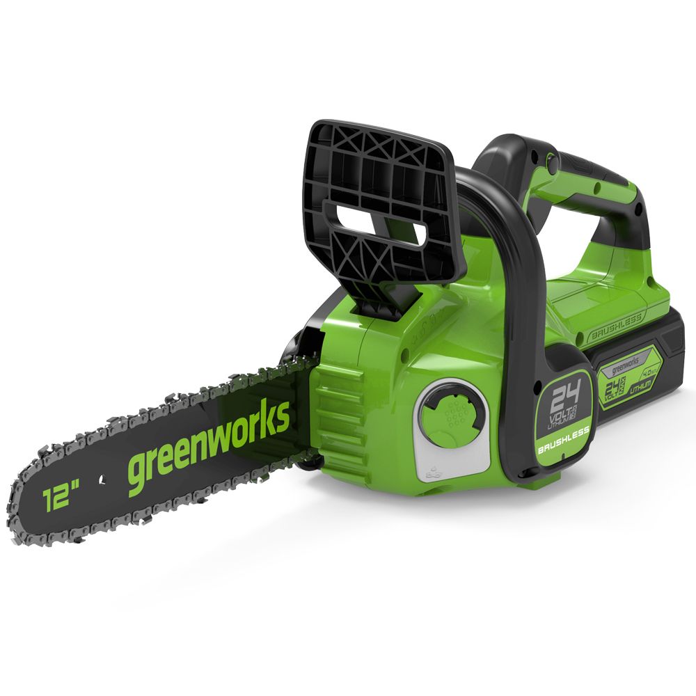 Motorsag Greenworks GD24CS30; 24 V; 30 cm sverd (uten batteri og lader)