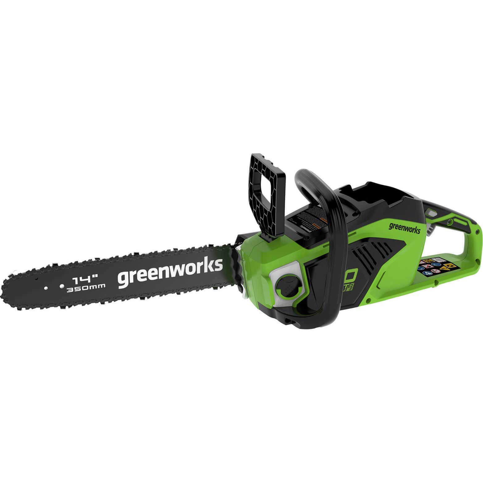 Motorsag Greenworks GD40CS15; 40 V; 35 cm sverd (uten batteri og lader)
