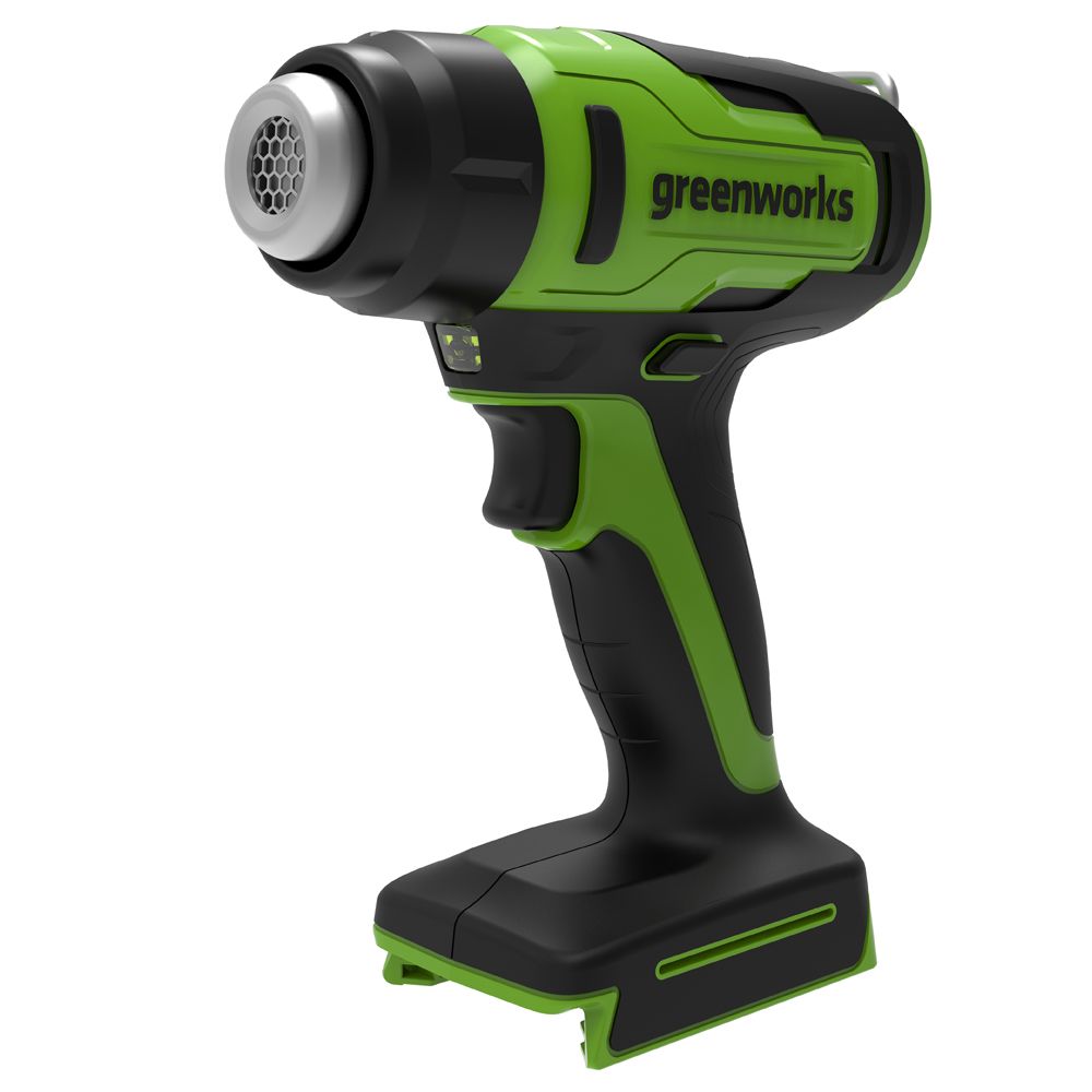 Varmluftspistol Greenworks G24HG; 24 V (uten batteri og lader)